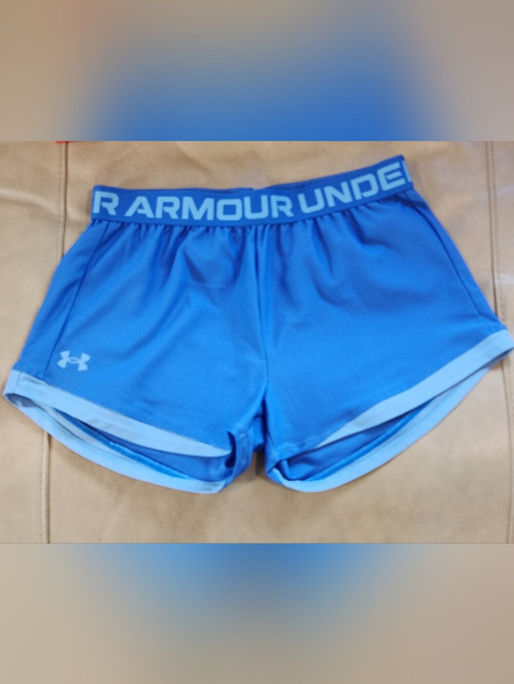 Under Armour Royal Blue Youth Large Loose Fit Athletic Shorts